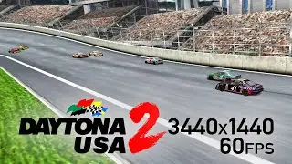 Modern Sega Model 3 Emulation - Daytona USA 2 (Attract Mode) - ULTRAWIDE 60FPS 3440x1440
