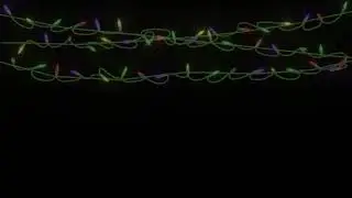 Beautiful colours lights hanging black screen effects, green screen effects video, background video