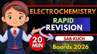 Zero to Hero Electrochemistry in Minutes ⚡ | Rapid Shot | Class 12 Chemistry Boards 2025