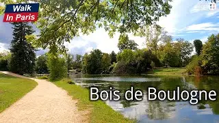 Lower Lake, Bois de Boulogne (4K) | Paris Walking Tour