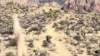 Right after the last climb on Ebb n&rsquo; Flow trail, Las Vegas, NV.