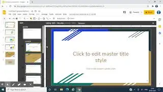 Google Slides Tutorial : Master Mode