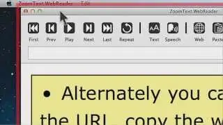 ZoomText Mac Webinar: WebReader Technology Preview