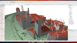 Archicad 28 Rhino 7 DXF Import Gelände und Dachmodell