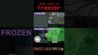 Make a player be frozen using the FREEZER Role | Among Us Project Lotus mod