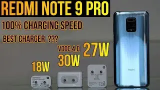 REDMI NOTE 9 PRO BEST CHARGER - 18W VS 27W VS 30W VOOC4.0
