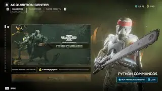 Helldivers 2 - Python Commandos Warbond