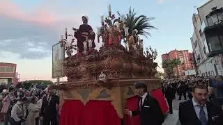 Borriquita La Línea 2025 - Plaza de la Constitución de vuelta a su templo.