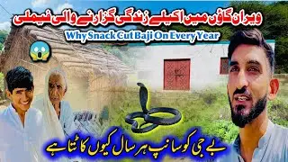 Snack Cut Baji Every Year 😱 Family Living Alone In Side Area Of Village 😭 Family vlog 