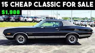 Real Finds! 20 Cheap Old Cars for Sale 🏆