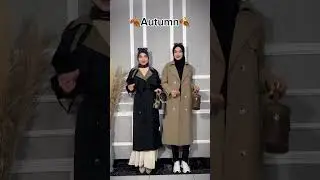 Kuz mavsumi uchun maxsus LooK 🤗😎❤️🛍️🛍️🛒🛒🛒sizga qaysi biri yoqdi 😍 #shorts #fashion #hidjab