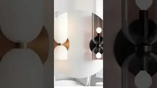 Clifton Modern Mirrors Wall Lamp: Reflecting Contemporary Elegance by Pleasant Decor #WallLamp