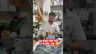 Full length selfie stick with tripod option only 400rs😱✅🔥 #gadgets #trending #shorts #shortsindia