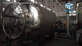 Steel storage tank industry pressure vessel surface automatic polishing machine