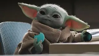 Star Wars: The Mandalorian/ Baby Yoda steals cookies #StarWars #TheMandalorian