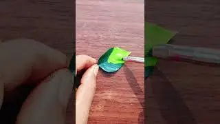 Book mark with leaf 🌿#diy #craft #diyideas #painting #shorts #bookmark