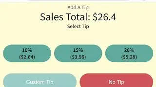 Lightspeed Retail Tip Integration on Ipad