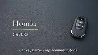 Replace Honda key battery CR2032 keyless entry remote KR5TP-4