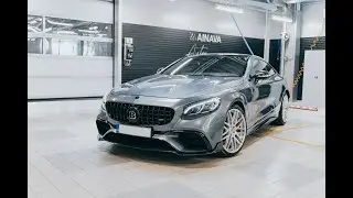 BRABUS Mercedes S B63 650 Coupe Detailing in Lithuania