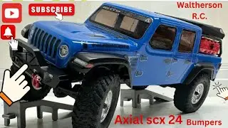 Axial scx 24 gladiator Bumper installation