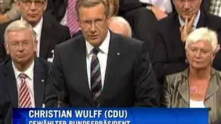Bundespräsident Wulff - erst im dritten Durchgang
