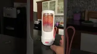 Apple juice with portable blender 🔗LINK IN BIO