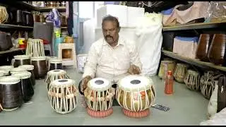 Norway's order - professional copper tabla set, use headphone to listen tonel sound