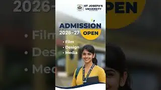 Admissions are now open. St Joseph&rsquo;s University, Bengaluru.