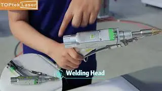 TOPTEK LASER-4 in 1 Handheld Laser Welding Machine #toptek #technology #handheldlaserweldingmachine
