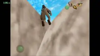 Indiana Jones 64 Olmec Valley level run in 1:42