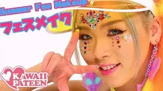 Идеально подходит для лета! Необычный эффектный макияж Гал 【Eng Sub Sub Black Diamond Aochan