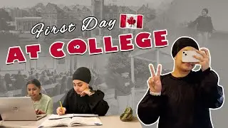 First Day At College🇨🇦| Silent Vlog | International Student | #canadavlogs #jpvlogs 