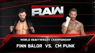 WWE 2k25 | Finn Balor vs CM Punk World Heavyweight Championship