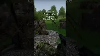 Russian Bunker After M270 Cluster Strike