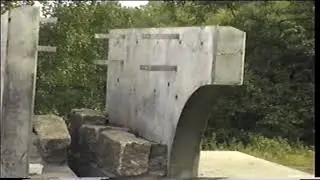 Nya bro vid Nybro byggs. Filmat av Stig Karlsson, redigerat av Bengt Sandén.