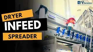 Industrial Dryer Infeed Spreader Machine | Uniform Product Distribution