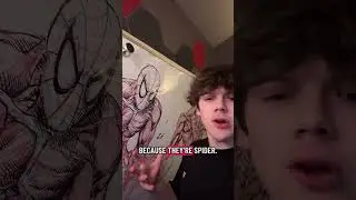 Spider-Man is not a spider #Spider-Man #FYP #Art #Science ￼