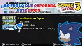 (мод испанской локализации) sonic 3 A.I.R android