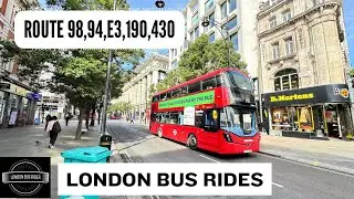 Exploring London&rsquo;s Best Sights: Epic Bus Ride on Routes 98, E3, 190, & 430! 🚍🌆