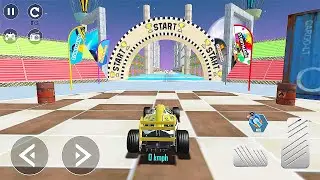 GT Car Stunt Mega Ramp Games - Impossible Formula Car Driver - Android GamePlay