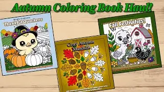 Looking for Cozy Fall Vibes 🍂 Check Out These Adorable Coloring Books!