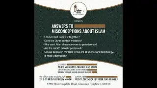 MSI Program | Misconceptions about Islam by Mufti Abrar | January 10 2025
