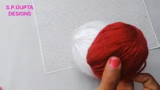 😲LATEST AND SIMPLE PLASTIC CANVAS DESIGN FOR HAND FAN//How to make hand 🪭//हाथ का पंखा कैसे बनाए?💯