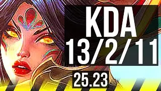 XAYAH & Pyke vs EZREAL & Karma (ADC) | Legendary | KR Master | 25.23