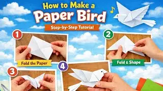 How to make a paper bird