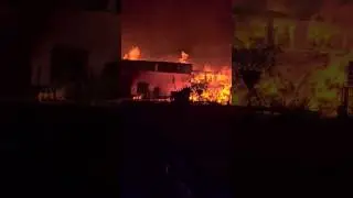 This is just awful. Fire in a vegetable warehouse.😡😢 #travel #shortsviral #video