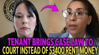 Tenant Brings Case Law to Court Instead of $3,400 in Rent &mdash; Judge Is Not Impressed