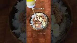 Закуска из тунца с майонезом и водорослями