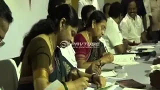CHIDAMBARAM ... DMK ELECTION MANIFESTO COMMITTEE INTERACT WITH PARTYMEN AND PUBLIC.