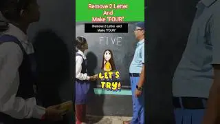 Only Genius 😉 Remove 2 Letter and Make 